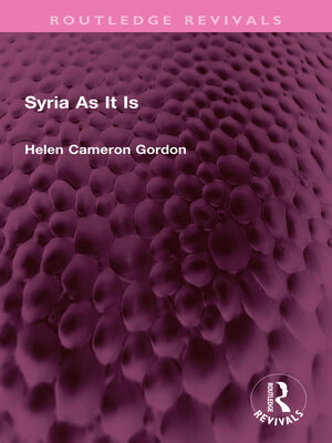 cover image of Syria As It Is